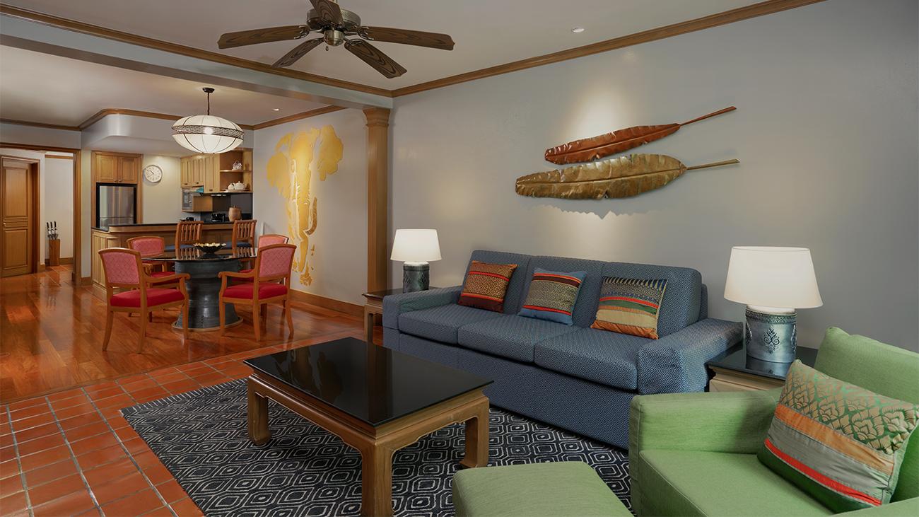 Living Room and Dining Room